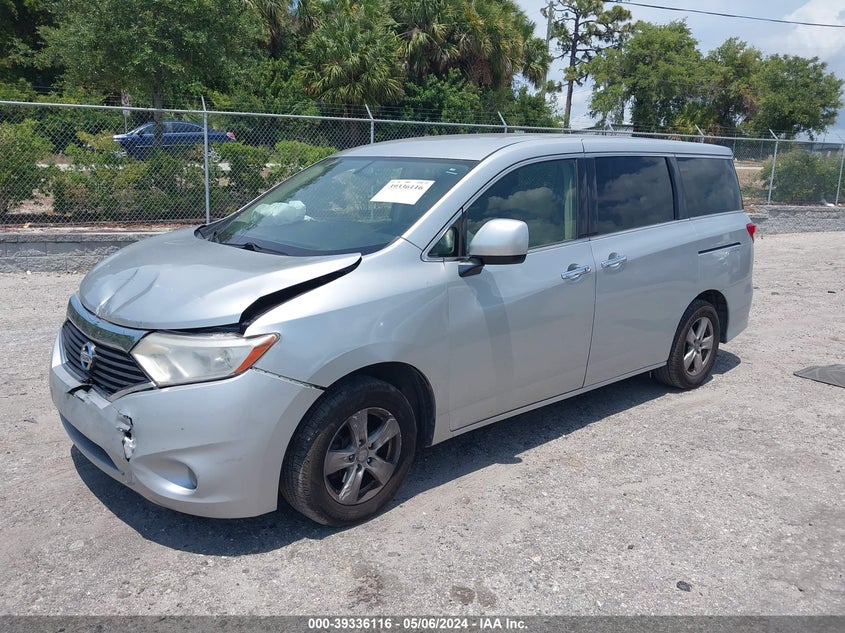 2015 Nissan Quest Platinum/S/Sl/Sv VIN: JN8AE2KP3F9127541 Lot: 39336116