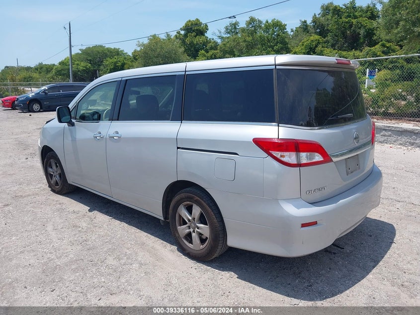 2015 Nissan Quest Platinum/S/Sl/Sv VIN: JN8AE2KP3F9127541 Lot: 39336116