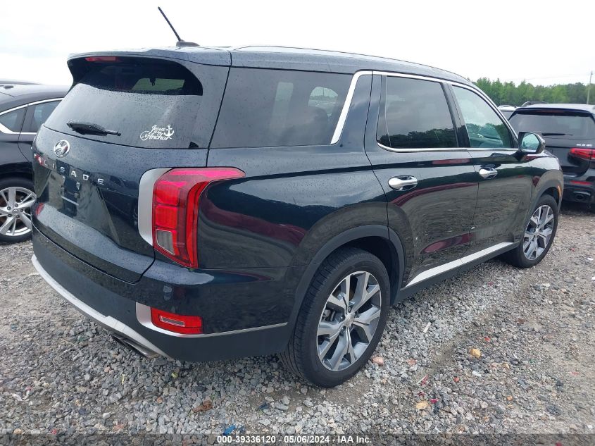 2021 Hyundai Palisade Sel VIN: KM8R34HE1MU260424 Lot: 39336120