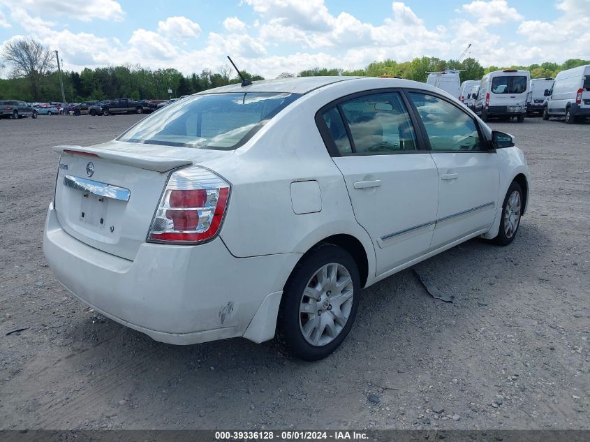 3N1AB6AP8CL642702 | 2012 NISSAN SENTRA