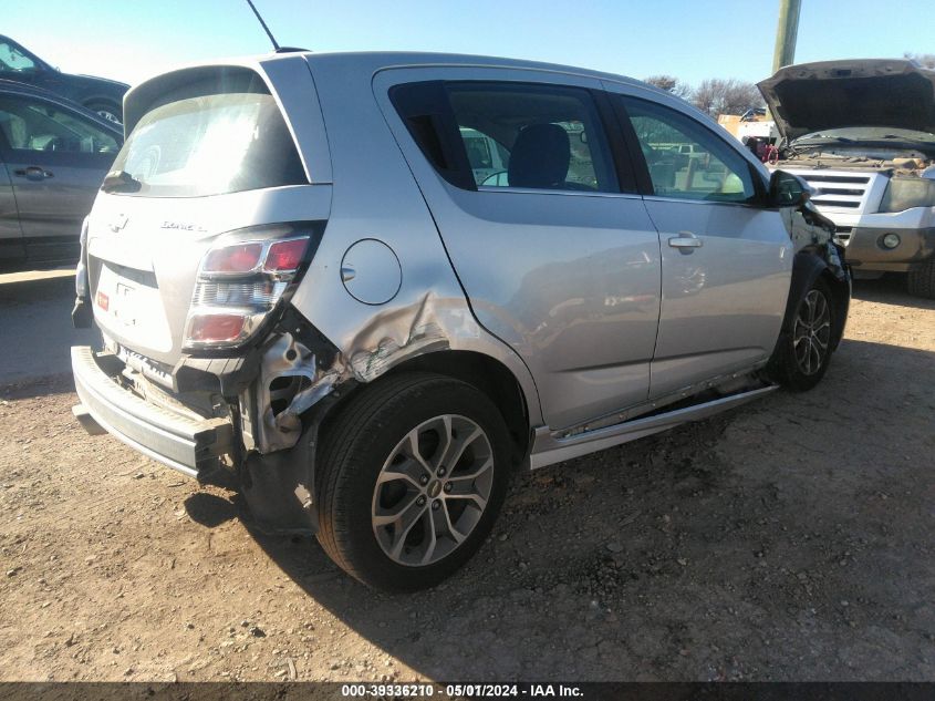 2017 Chevrolet Sonic Lt Auto VIN: 1G1JD6SHXH4176436 Lot: 39336210