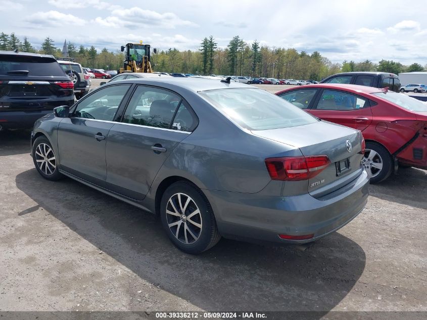 2017 Volkswagen Jetta 1.4T Se VIN: 3VWDB7AJ6HM221328 Lot: 39336212