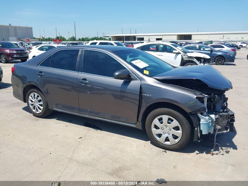 2014 Toyota Camry Hybrid Le VIN: 4T1BD1FK4EU137207 Lot: 39336455