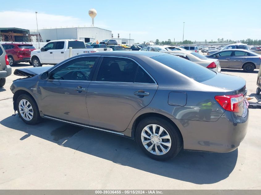 2014 Toyota Camry Hybrid Le VIN: 4T1BD1FK4EU137207 Lot: 39336455