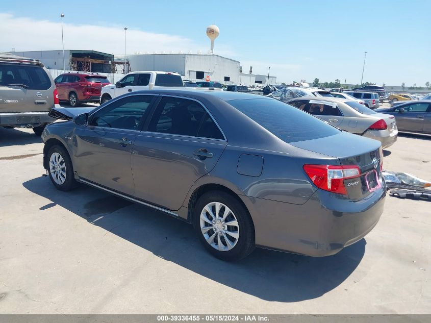 2014 Toyota Camry Hybrid Le VIN: 4T1BD1FK4EU137207 Lot: 39336455