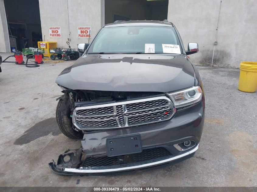 2018 Dodge Durango Citadel Awd VIN: 1C4RDJEG7JC213633 Lot: 39336479