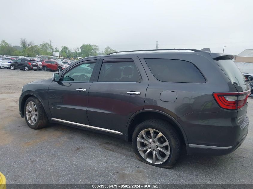 2018 Dodge Durango Citadel Awd VIN: 1C4RDJEG7JC213633 Lot: 39336479