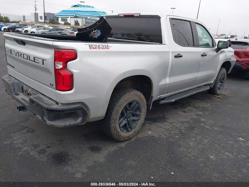 VIN 3GCPYFED4MG412588 2021 CHEVROLET SILVERADO 1500 no.4