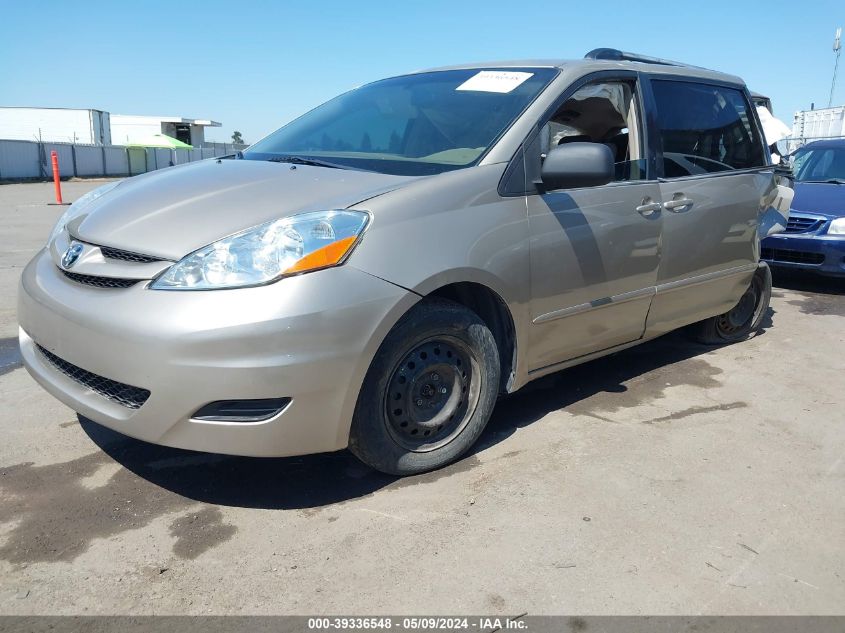 2008 Toyota Sienna Le VIN: 5TDZK23C68S207925 Lot: 39336548