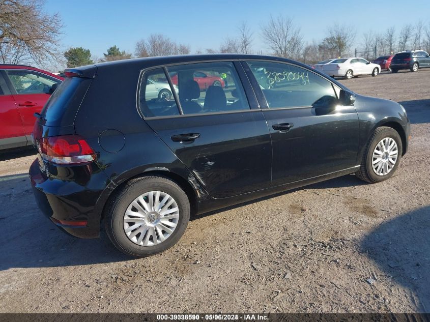 2011 Volkswagen Golf 2.5L 4-Door VIN: WVWDA7AJ3BW035629 Lot: 39336590