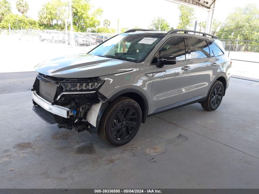 2023 Kia Sorento X-Line S VIN: 5XYRLDLCXPG210587 Lot: 39336595