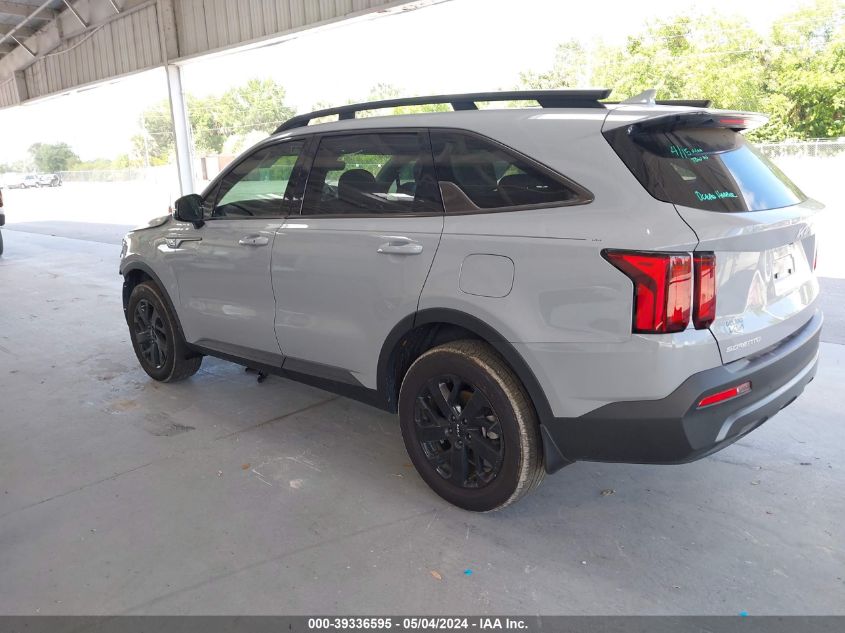 2023 Kia Sorento X-Line S VIN: 5XYRLDLCXPG210587 Lot: 39336595