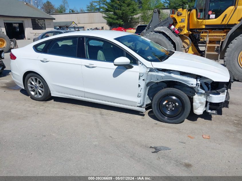 2017 Ford Fusion Se VIN: 3FA6P0HD5HR390267 Lot: 39336609