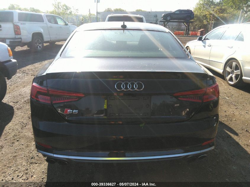 2018 Audi S5 3.0T Premium Plus VIN: WAUR4AF54JA007952 Lot: 39336627