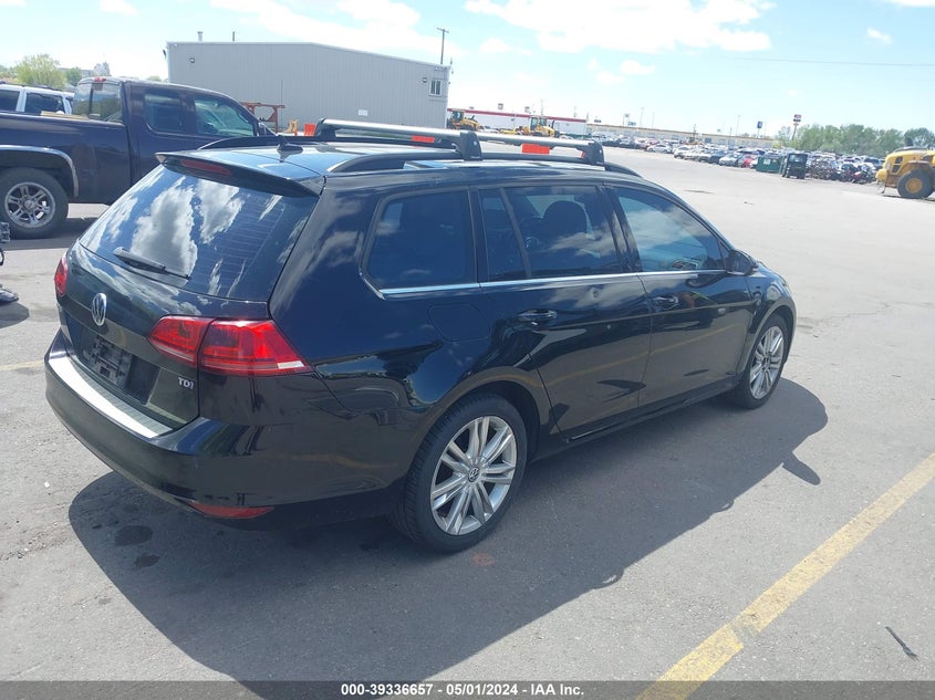 2015 VOLKSWAGEN GOLF SPORTWAGEN TDI SE 4-DOOR - 3VWCA7AU2FM516870