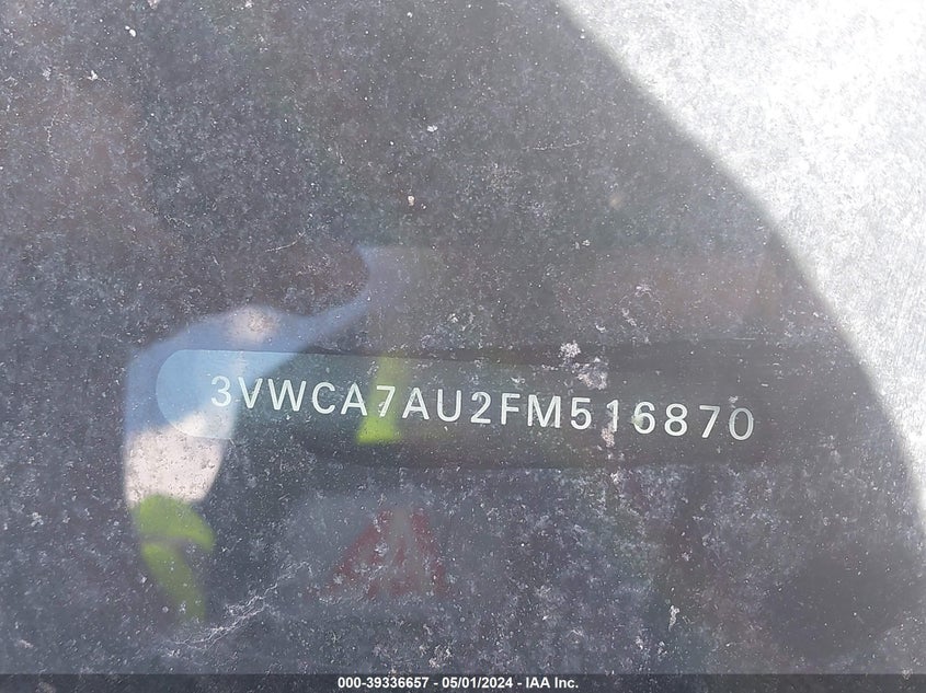 2015 VOLKSWAGEN GOLF SPORTWAGEN TDI SE 4-DOOR - 3VWCA7AU2FM516870