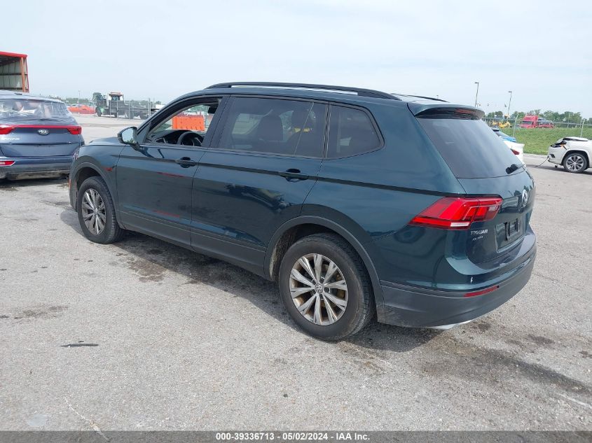 2019 VOLKSWAGEN TIGUAN S - 3VV0B7AXXKM027383