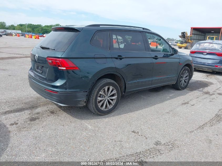 2019 VOLKSWAGEN TIGUAN S - 3VV0B7AXXKM027383