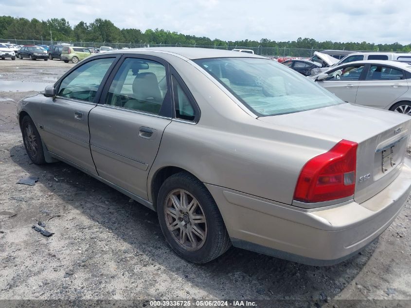 YV1TS59H441379897 | 2004 VOLVO S80