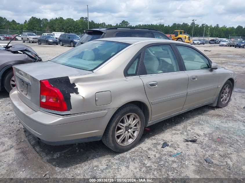 YV1TS59H441379897 | 2004 VOLVO S80