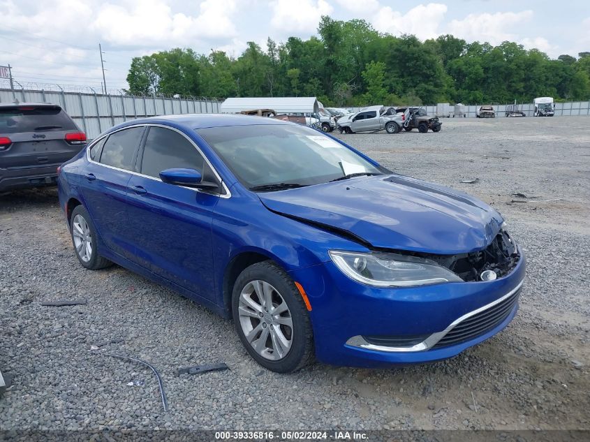 2016 Chrysler 200 Limited VIN: 1C3CCCABXGN112490 Lot: 39336816