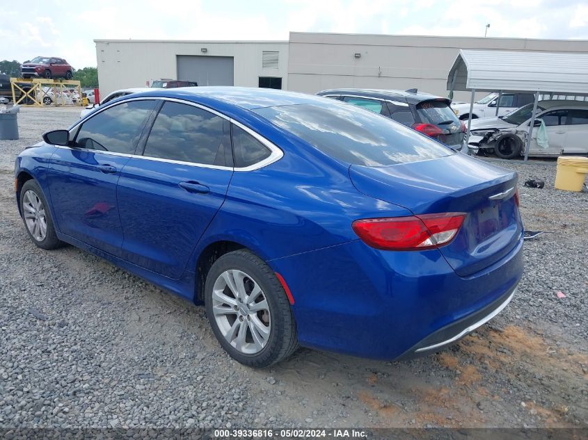 2016 Chrysler 200 Limited VIN: 1C3CCCABXGN112490 Lot: 39336816