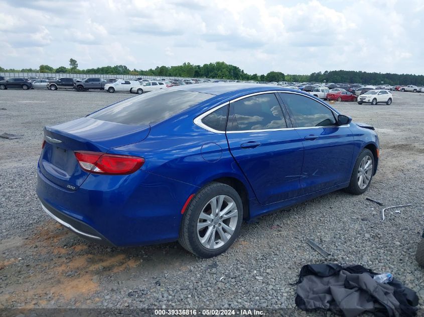 2016 Chrysler 200 Limited VIN: 1C3CCCABXGN112490 Lot: 39336816