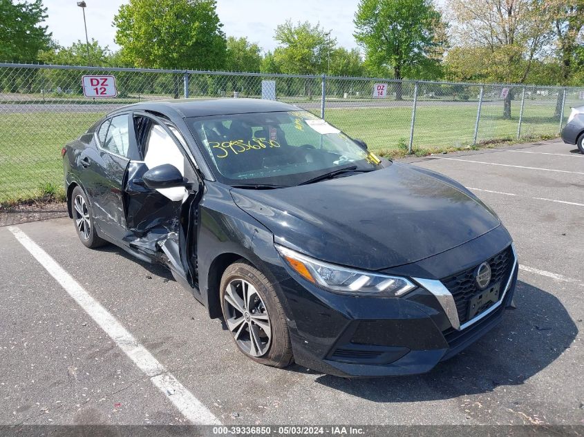 2022 Nissan Sentra Sv Xtronic Cvt VIN: 3N1AB8CV5NY205950 Lot: 39336850