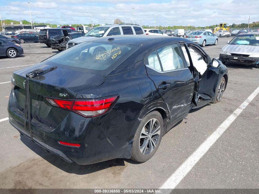 2022 Nissan Sentra Sv Xtronic Cvt VIN: 3N1AB8CV5NY205950 Lot: 39336850