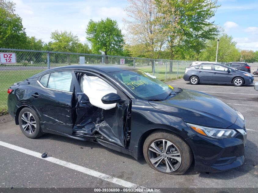 2022 Nissan Sentra Sv Xtronic Cvt VIN: 3N1AB8CV5NY205950 Lot: 39336850