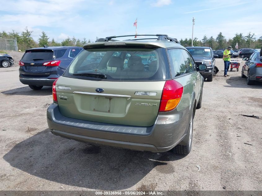 4S4BP62C067303452 | 2006 SUBARU OUTBACK