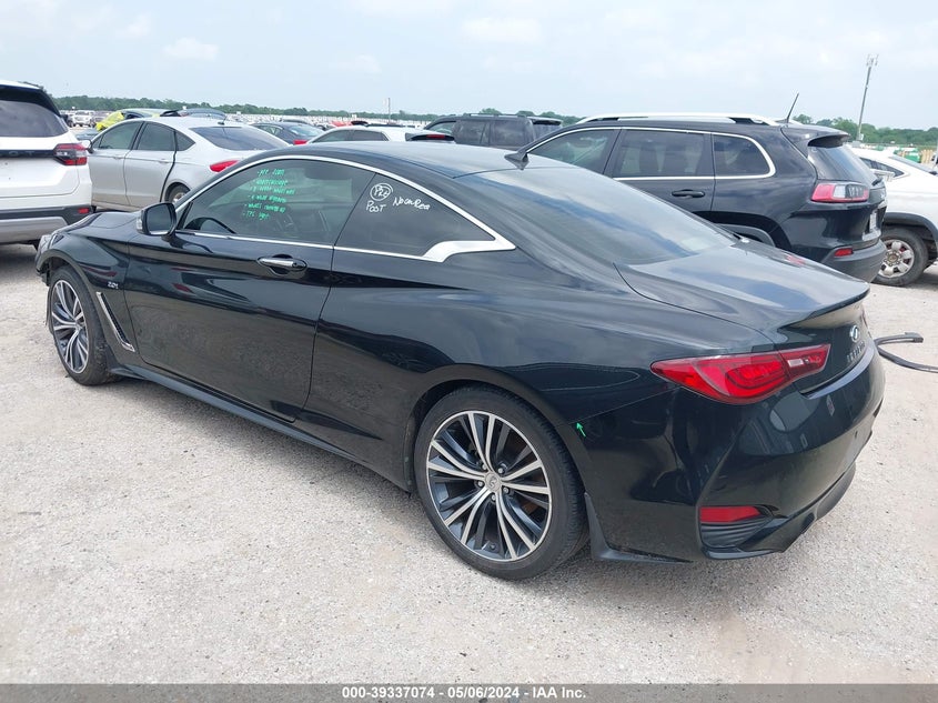 2017 Infiniti Q60 2.0T Premium VIN: JN1CV7EK0HM110782 Lot: 39337074