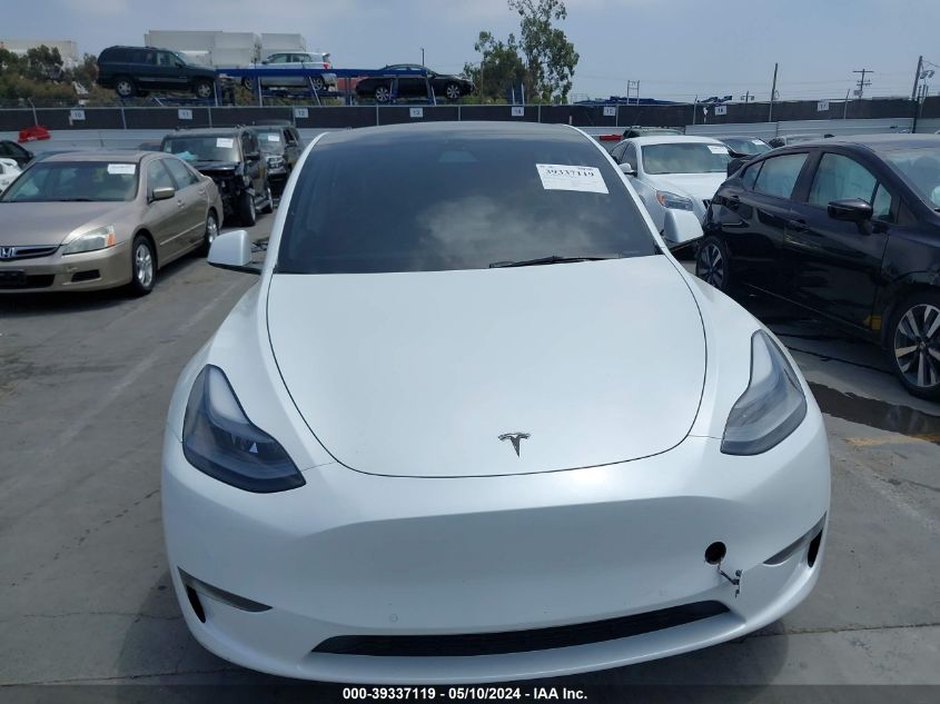 2021 Tesla Model Y Performance Dual Motor All-Wheel Drive VIN: 5YJYGDEF0MF230471 Lot: 39337119