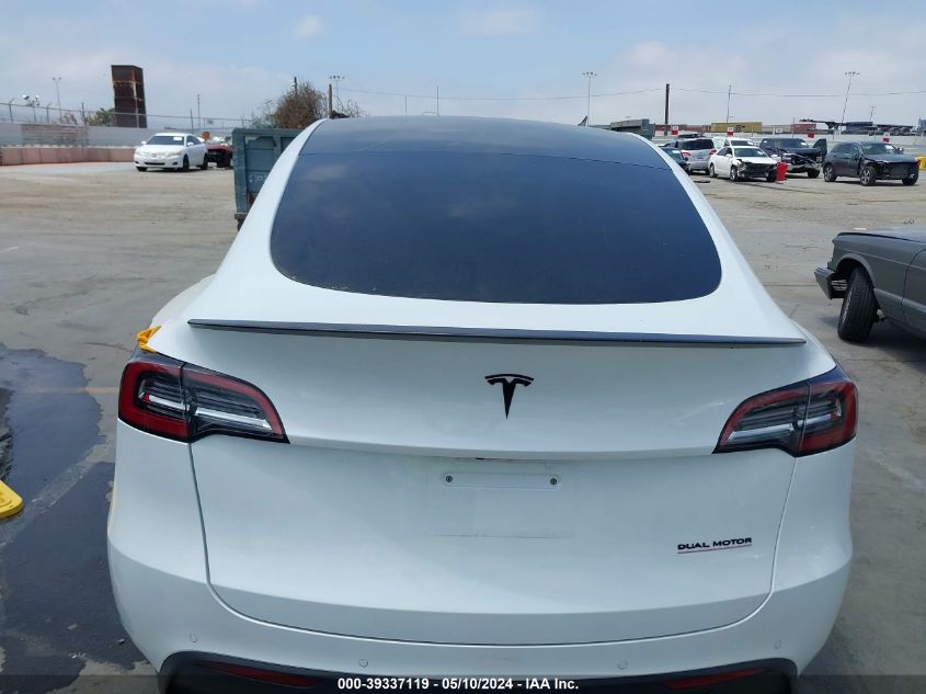 2021 Tesla Model Y Performance Dual Motor All-Wheel Drive VIN: 5YJYGDEF0MF230471 Lot: 39337119