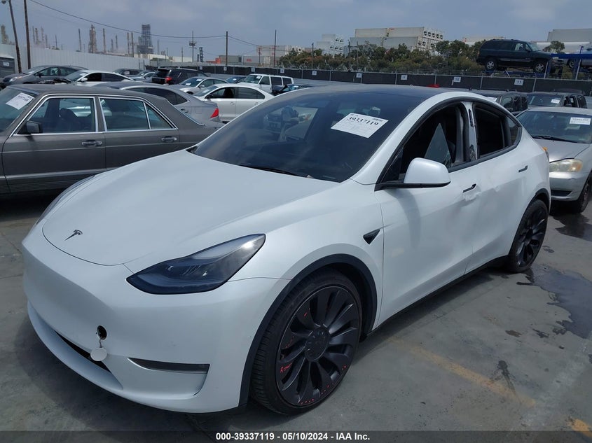 VIN 5YJYGDEF0MF230471 2021 TESLA MODEL Y