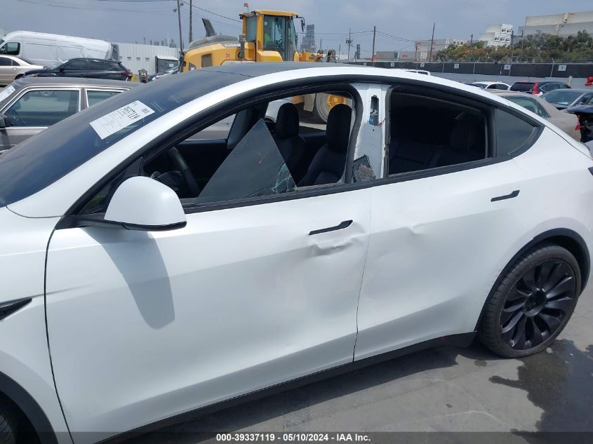 2021 Tesla Model Y Performance Dual Motor All-Wheel Drive VIN: 5YJYGDEF0MF230471 Lot: 39337119