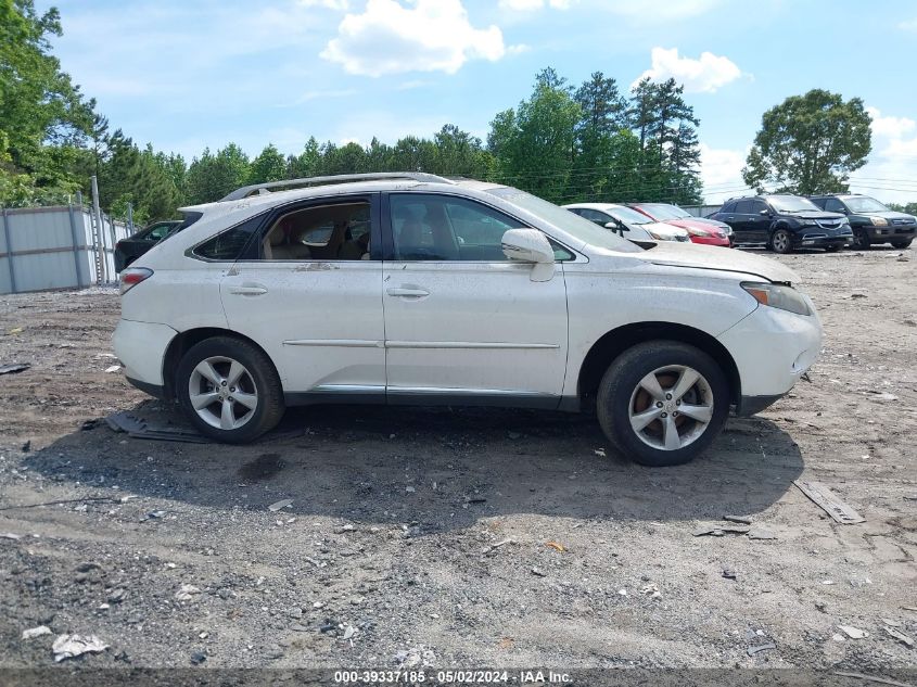 2011 Lexus Rx 350 VIN: 2T2BK1BA3BC096760 Lot: 39337185