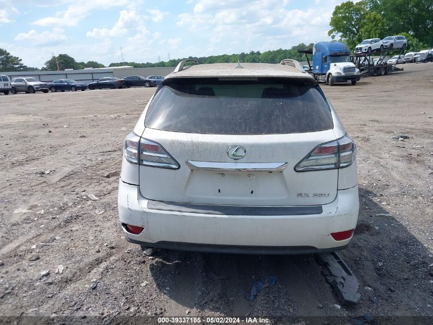 2011 Lexus Rx 350 VIN: 2T2BK1BA3BC096760 Lot: 39337185