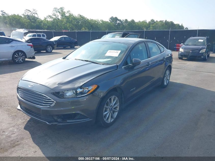 VIN 3FA6P0LU5HR269553 2017 FORD FUSION HYBRID no.2