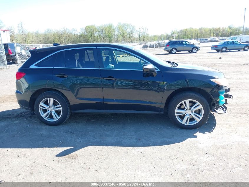 2013 Acura Rdx VIN: 5J8TB4H57DL022968 Lot: 39337246