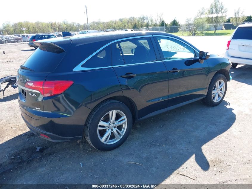 2013 Acura Rdx VIN: 5J8TB4H57DL022968 Lot: 39337246