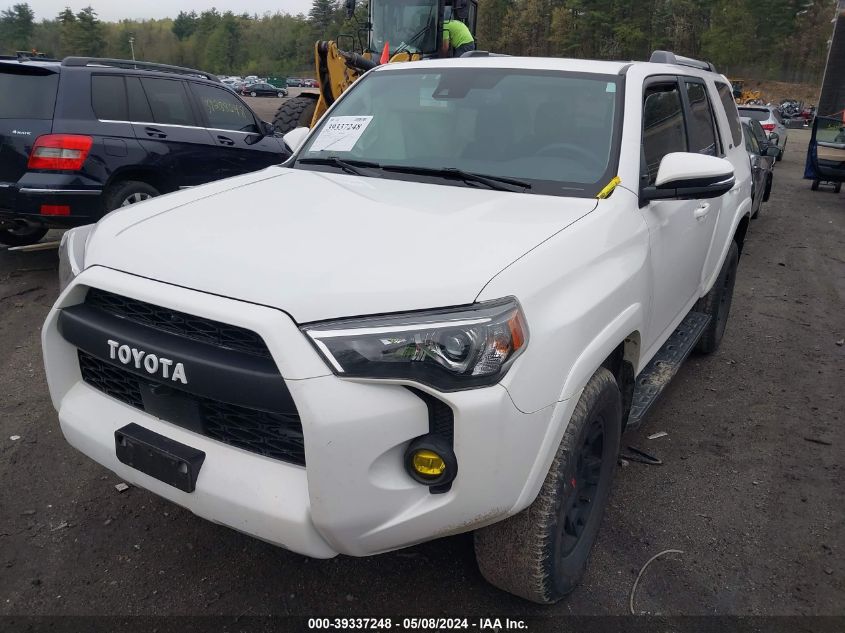 2022 Toyota 4Runner Sr5 Premium VIN: JTENU5JR4N5987325 Lot: 39337248