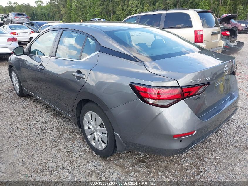 2021 Nissan Sentra S Xtronic Cvt VIN: 3N1AB8BV3MY272191 Lot: 39337283