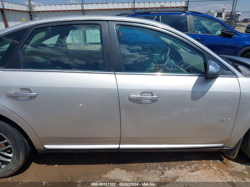 2008 Mercury Sable Premier VIN: 1MEHM42W98G622159 Lot: 39337302