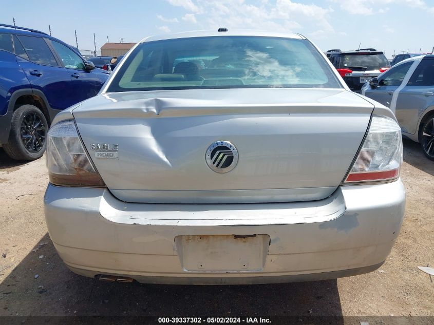 2008 Mercury Sable Premier VIN: 1MEHM42W98G622159 Lot: 39337302