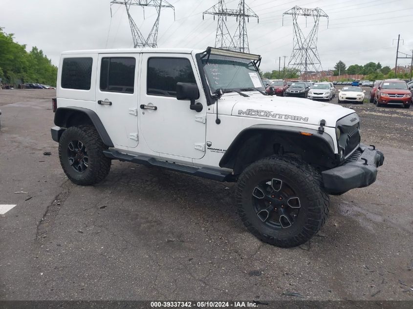 2017 Jeep Wrangler Unlimited Smoky Mountain 4X4 VIN: 1C4HJWEG5HL709560 Lot: 39337342