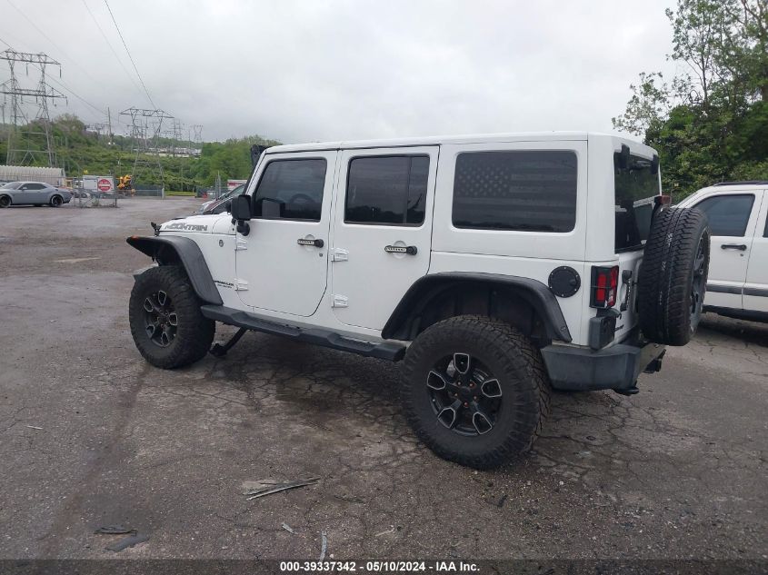 2017 Jeep Wrangler Unlimited Smoky Mountain 4X4 VIN: 1C4HJWEG5HL709560 Lot: 39337342