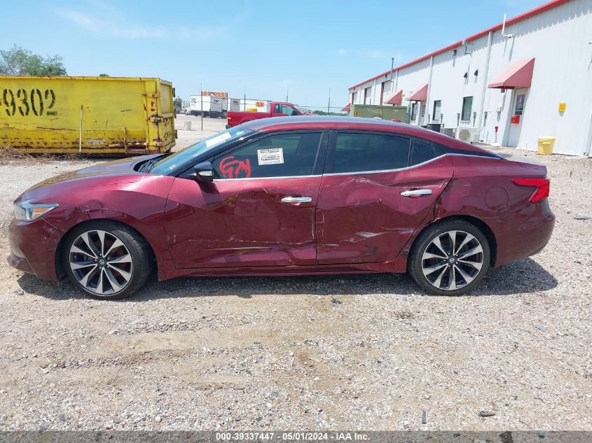 2016 Nissan Maxima 3.5 Sr VIN: 1N4AA6APXGC405989 Lot: 39337447