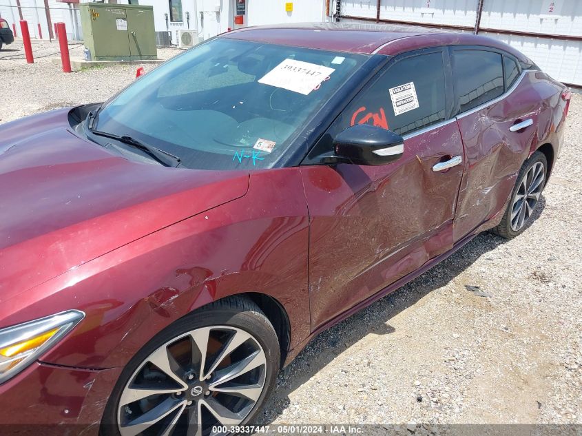 2016 Nissan Maxima 3.5 Sr VIN: 1N4AA6APXGC405989 Lot: 39337447