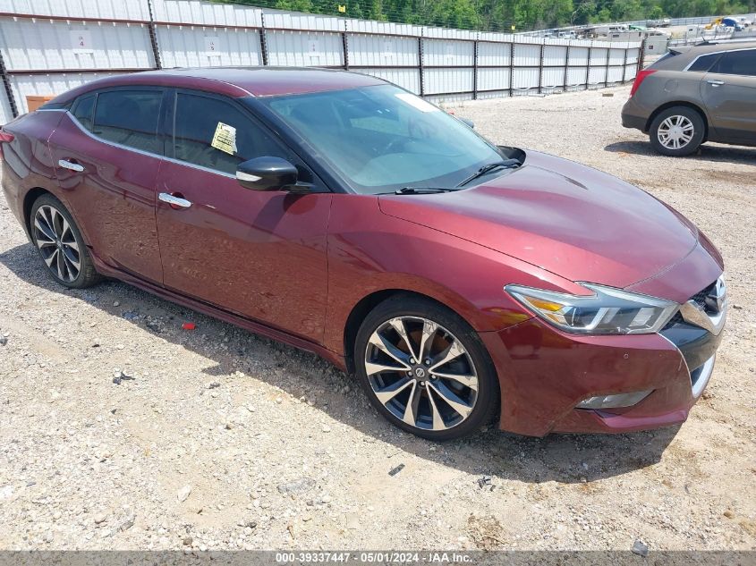 2016 Nissan Maxima 3.5 Sr VIN: 1N4AA6APXGC405989 Lot: 39337447